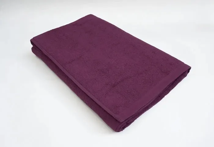業務用バスタオル 70×140cm パープル 紫色